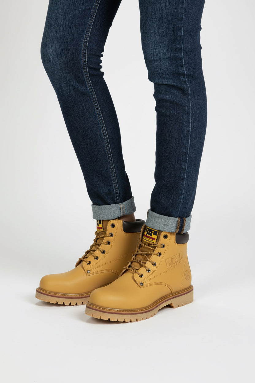 Bota Napa/Miel Sin Casco