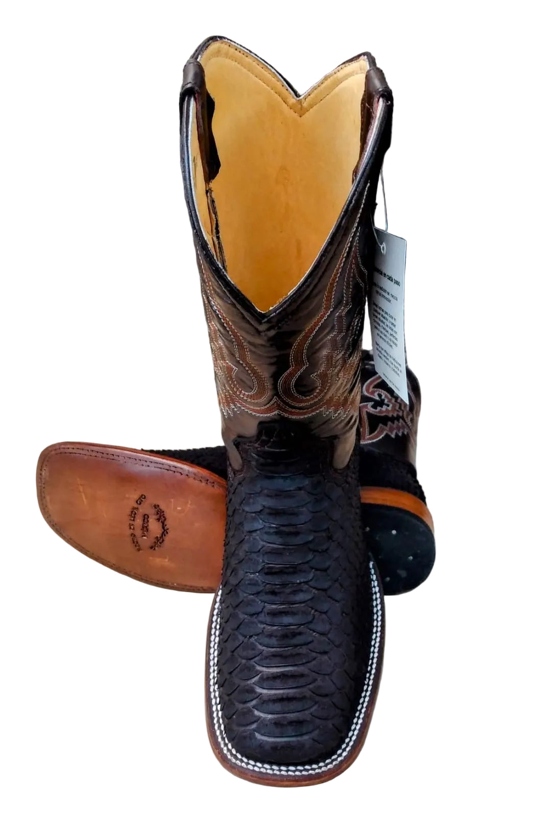 Bota pitón Bulldog Negra