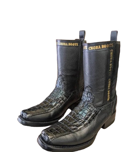 Bota Cocodrilo Dubai Negra