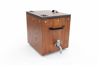 Hielera 10 Litros con Madera de Pino
